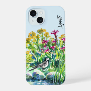 Été, hochequeue, fleurs sauvages