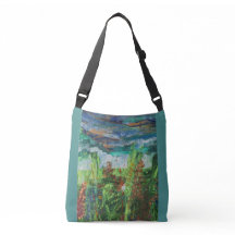 Été Jardin imprimer Sac à bandoulière fourre-tout