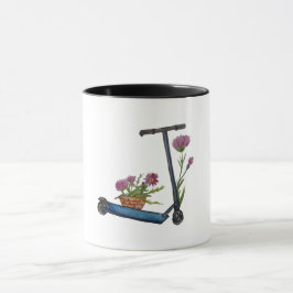 Été, Kick Scooter Art Mug