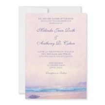 Eté Mer 5x7 Plage Mariage Invitation
