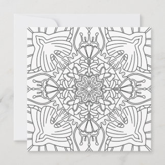 Été Minutieux : Carte de coloration botanique paci