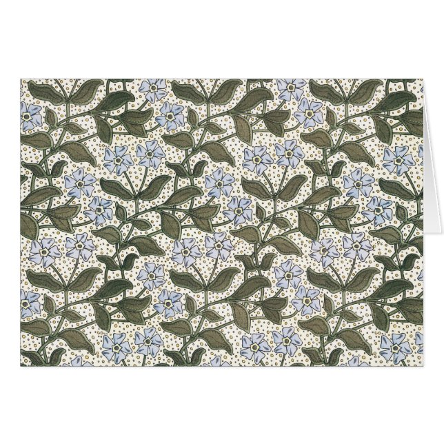 Été Périwinkel Fleur Plutôt Élégant Floral (Devant horizontal)