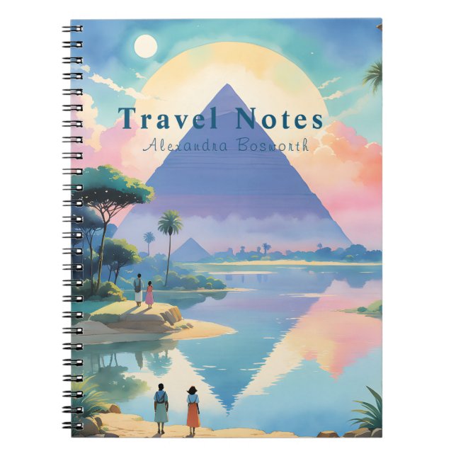 Été personnalisé en Egypte Carnet de voyage - (Devant)