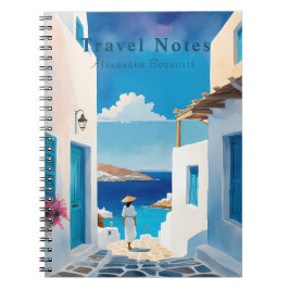 Été personnalisé en Grèce Carnet de voyage -