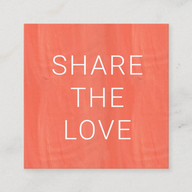 Été vibrant | Carte de fidélité (Devant)