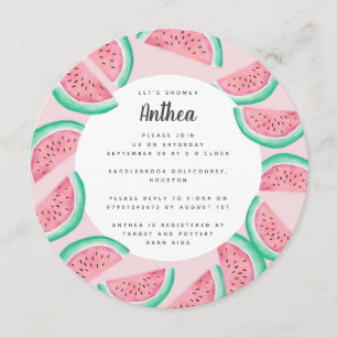 ETÉ WATERMELON BABY SHOWER INVITATION