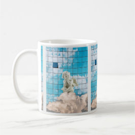 Etéreo Azul Onírico Anjo-Reflexo Montagem Kaffeetasse