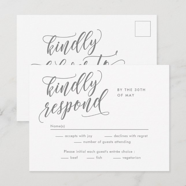 Eternal Bliss bearbeitbare UAWG Antwort Karte (Vorne/Hinten)