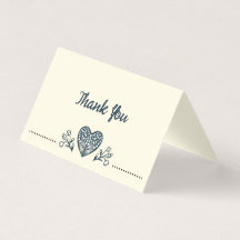 Eternal Blooms Mariage Remerciements Cartes