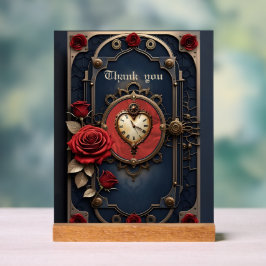 Eternal Elegance – Clockwork Heart.  Acrylschild