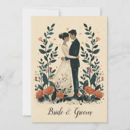 Eternal Embrace Wedding Einladung