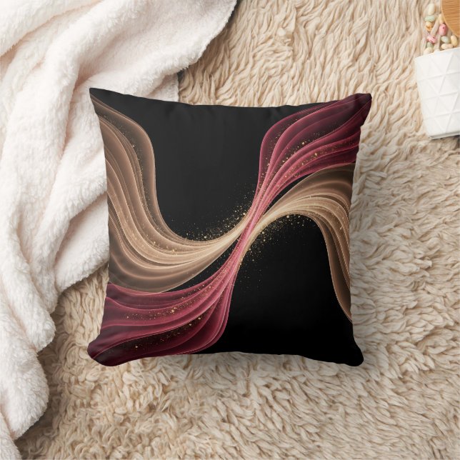 Eternal Flow of Love — Abstract Romantic Art Kissen (Decke)