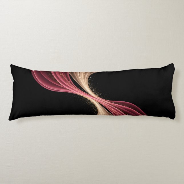 Eternal Flow of Love — Abstract Romantic Art Seitenschläferkissen (Vorderseite)