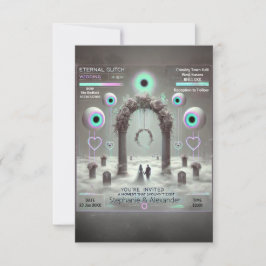 💍 Eternal Glitch: Einladung zur Hochzeit im Weiße