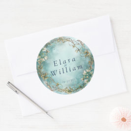 Eternal Grace Elven Wedding Runder Aufkleber