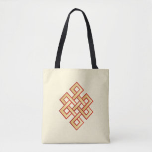 Eternal Knot on Ivory Tasche