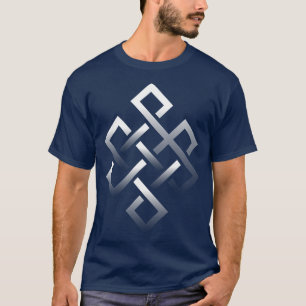 Eternal Knot Yoga Buddhist Symbol Yogi Geschenk T-Shirt