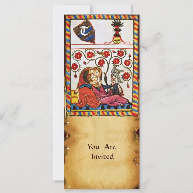 ETERNAL-LIEBE-MONOGRAMM EINLADUNG (Vorderseite)