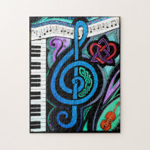 Eternal Love for Music - Jig-Saw Puzzle