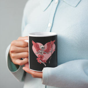 Eternal Love Skeleton Angel Mug