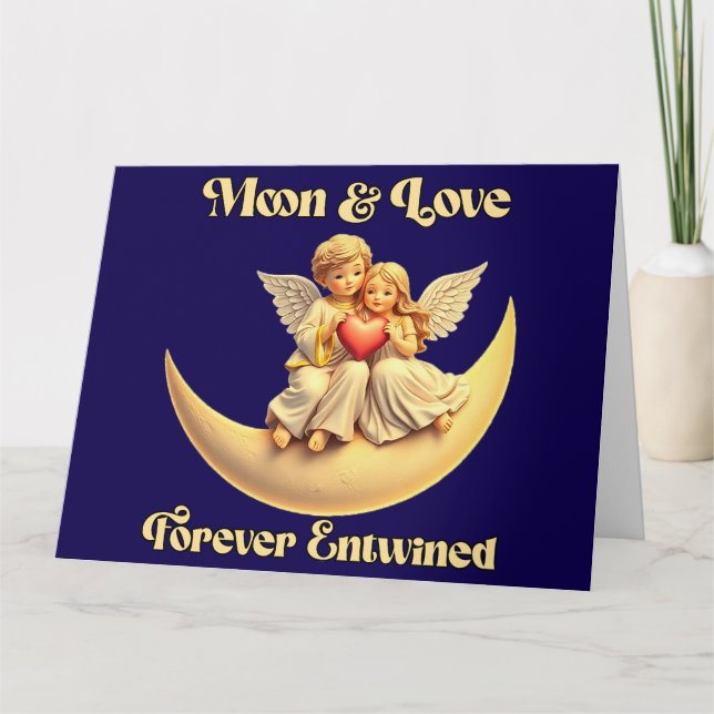 Eternal Love wir haben Crescent Moon Karte (Vorderseite)