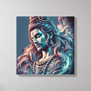Eternal Shiva: Der oberste Yogi in göttlichen Blis Leinwanddruck