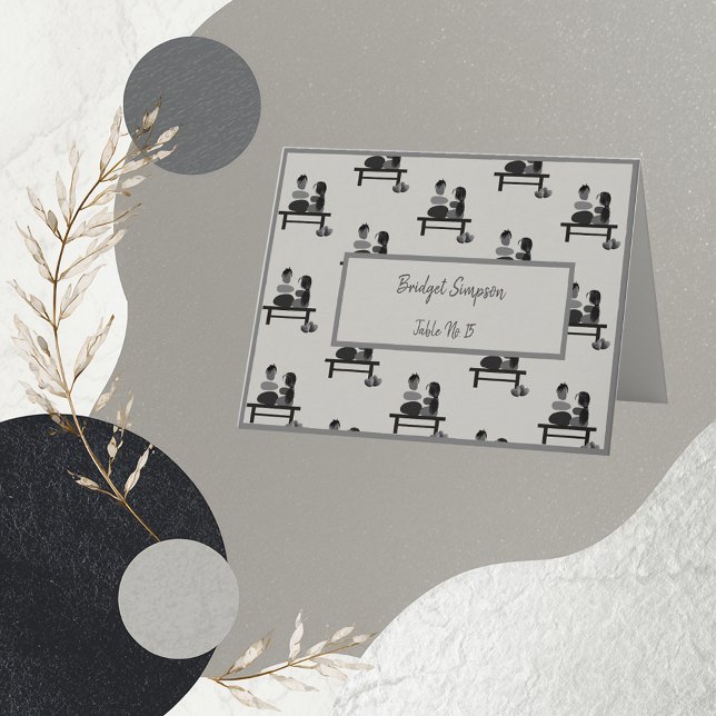 Eternal Stone Paar Boho Gastkarte Dankeskarte (Von Creator hochgeladen)