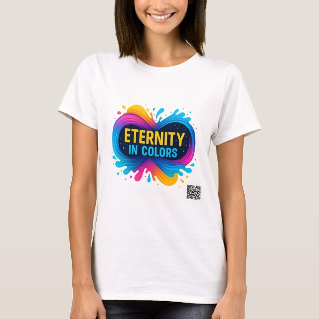 Eternity in Colors Vibranity Infinity Artwork T-Shirt (Vorderseite)