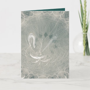 Eternity Swan Wedding Einladung