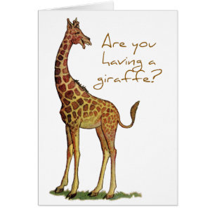 Êtes-vous eus une girafe ?