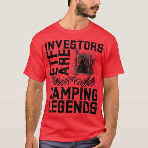 ETF Anleger Camping Legends in Zelte T-Shirt