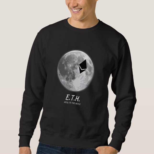 Eth Hodl to Moon Crypto Sweatshirt (Vorderseite)