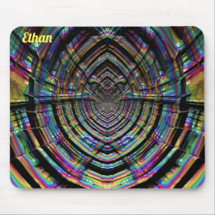 ETHAN ~ Vielzahl von Schattierungen Fraktalmuster Mousepad