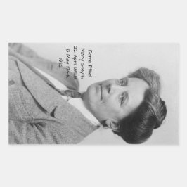 Ethel Mary Smyth, 1922 Rechteckiger Aufkleber