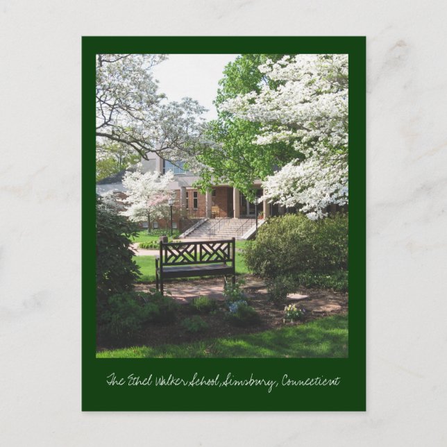 Ethel Walker School, Springtime Postkarte (Vorderseite)