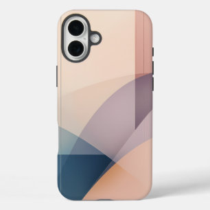 Ethereal Abstrakte Pastelfarben Design iPhone 16 Plus Hülle