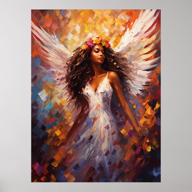 Ethereal Angel Art Poster (Vorne)