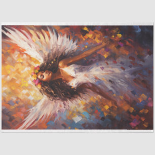 Ethereal Angel Art Poster Seidenpapier