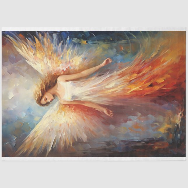 Ethereal Angel Decoupage Seidenpapier (Vorderseite)