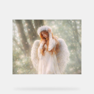 Ethereal Angel in the Forest Acrylschild
