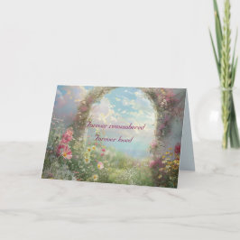 ETHEREAL ARCH SYMPATHY CARD DANKESKARTE