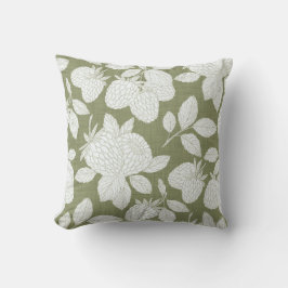 Ethereal Berry Leaf Pillow Kissen