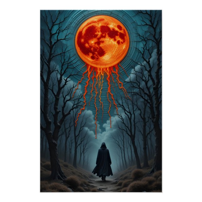 Ethereal bestickte Dämmerung Poster (Vorderseite)