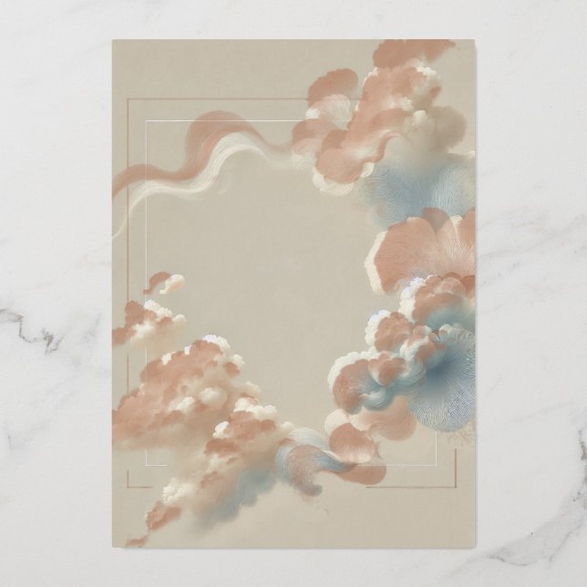 Ethereal Bliss Folieneinladung (Vorderseite)