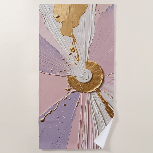 Ethereal Bloom Strandtuch (Vorderseite)