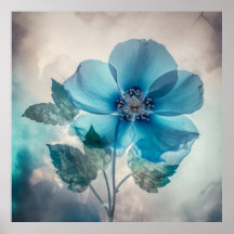 Ethereal Blue Blossom