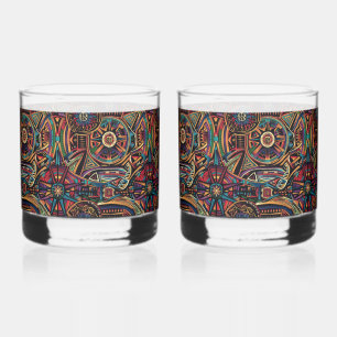 Ethereal Blue "Chronicle of the Ancients" Rocks Gl Whiskyglas