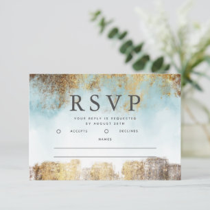 Ethereal Blue et Gold RSVP