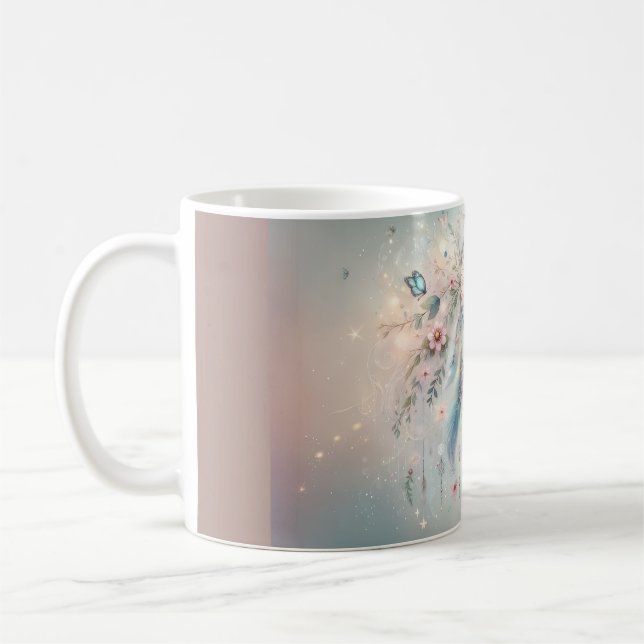 Ethereal Boho Dreamcatcher  Kaffeetasse (Links)