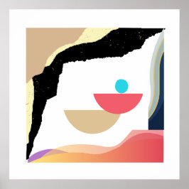 "Ethereal Boho Vibes: Ein zeitloses ästhetisches D Poster
